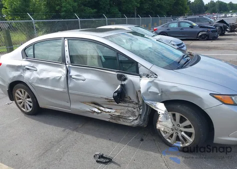 2012 Honda Civic Ex-L from USA, damaged, VIN 19XFB2F95CE327964